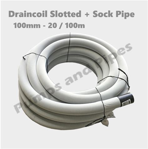 100mm slotted draincoil pipe.